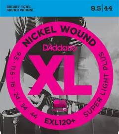 Струны для электрогитары D'Addario EXL120+ Nickel Wound 9.5-44