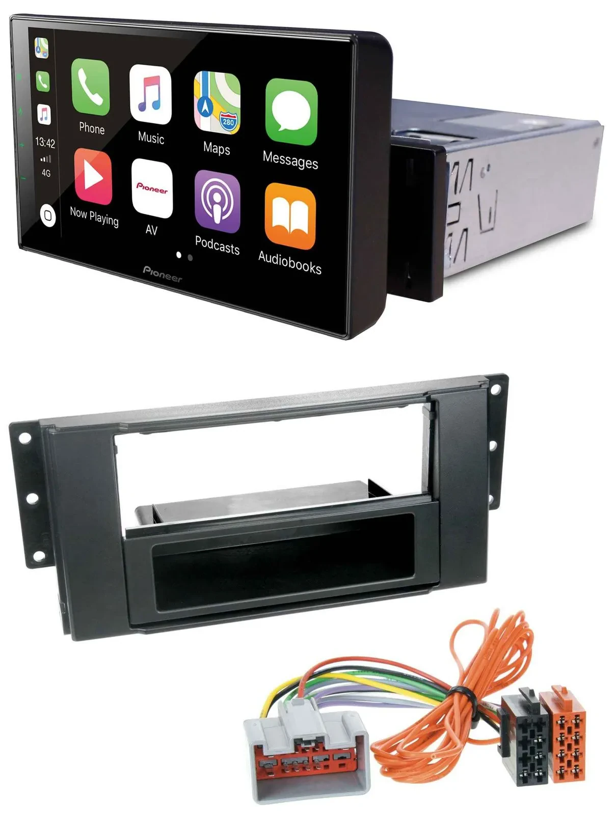 Pioneer Bluetooth MP3 DAB USB Autoradio für Land Rover Freelander 2011-2012