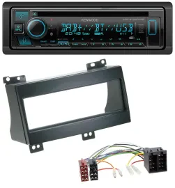 Автомагнитола Kenwood Bluetooth DAB CD MP3 USB для Kia Ceed (2007–2009)