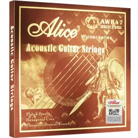 Струны для акустической гитары Alice AWR47-L Phosphor Bronze 12-53