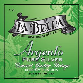 Струны для классической гитары La Bella AM Argento PURE SILVER 29-41