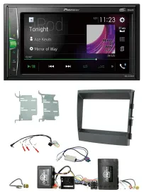 Pioneer 2DIN Lenkrad DAB USB Bluetooth Autoradio für Porsche Panamera Soundsyste