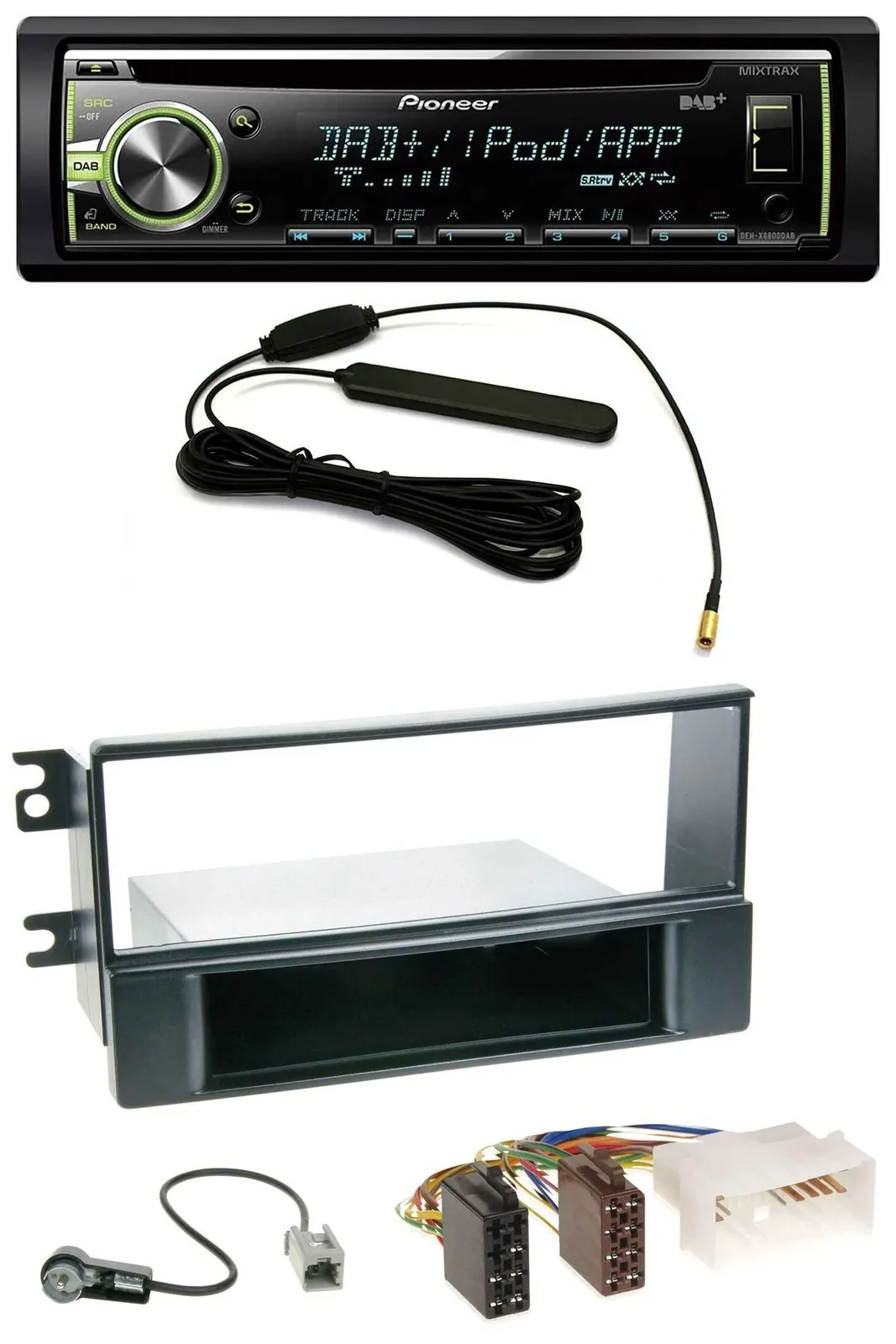 Pioneer MP3 USB CD DAB AUX Autoradio für Kia Sportage II (2008-2010)