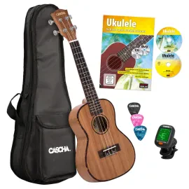 CASCHA HH 2036 Premium Mahogany Konzert Ukulele