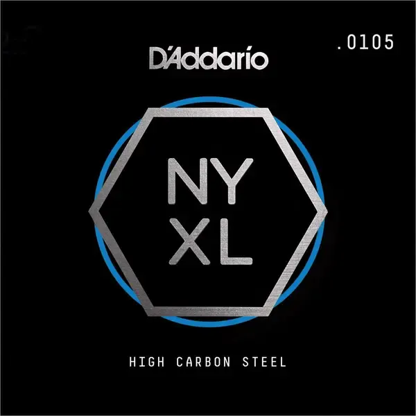 Струна одиночная D'Addario NYS0105 NYXL Plain Steel Single 10.5