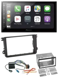 Pioneer MP3 Bluetooth DAB 2DIN USB Autoradio für VW Sharan ab 10 Tiguan ab 07 To