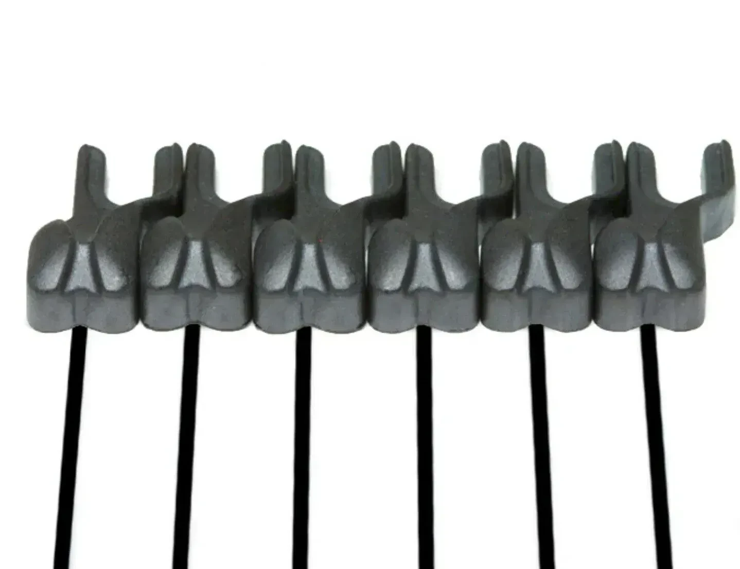 Седло бриджа для электрогитары Graph Tech PN-8011-00 Ghost Parker Black (6 штук)