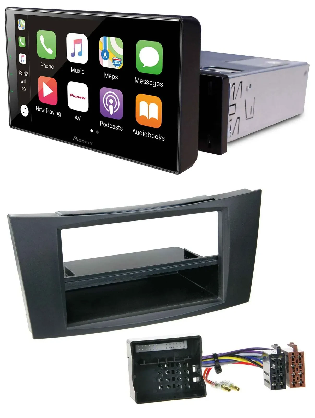 Pioneer Bluetooth MP3 DAB USB Autoradio für Mercedes E-Klasse W211