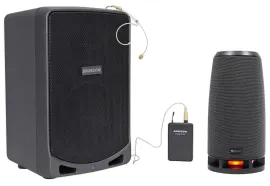 Портативная акустическая система Samson SAXP106WDE с микрофонной радиосистемой и Bluetooth-колонкой