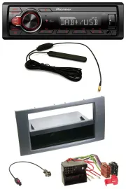 Pioneer MP3 DAB 1DIN AUX USB Autoradio für Ford Focus C-Max Galaxy S-Max 03-07 a