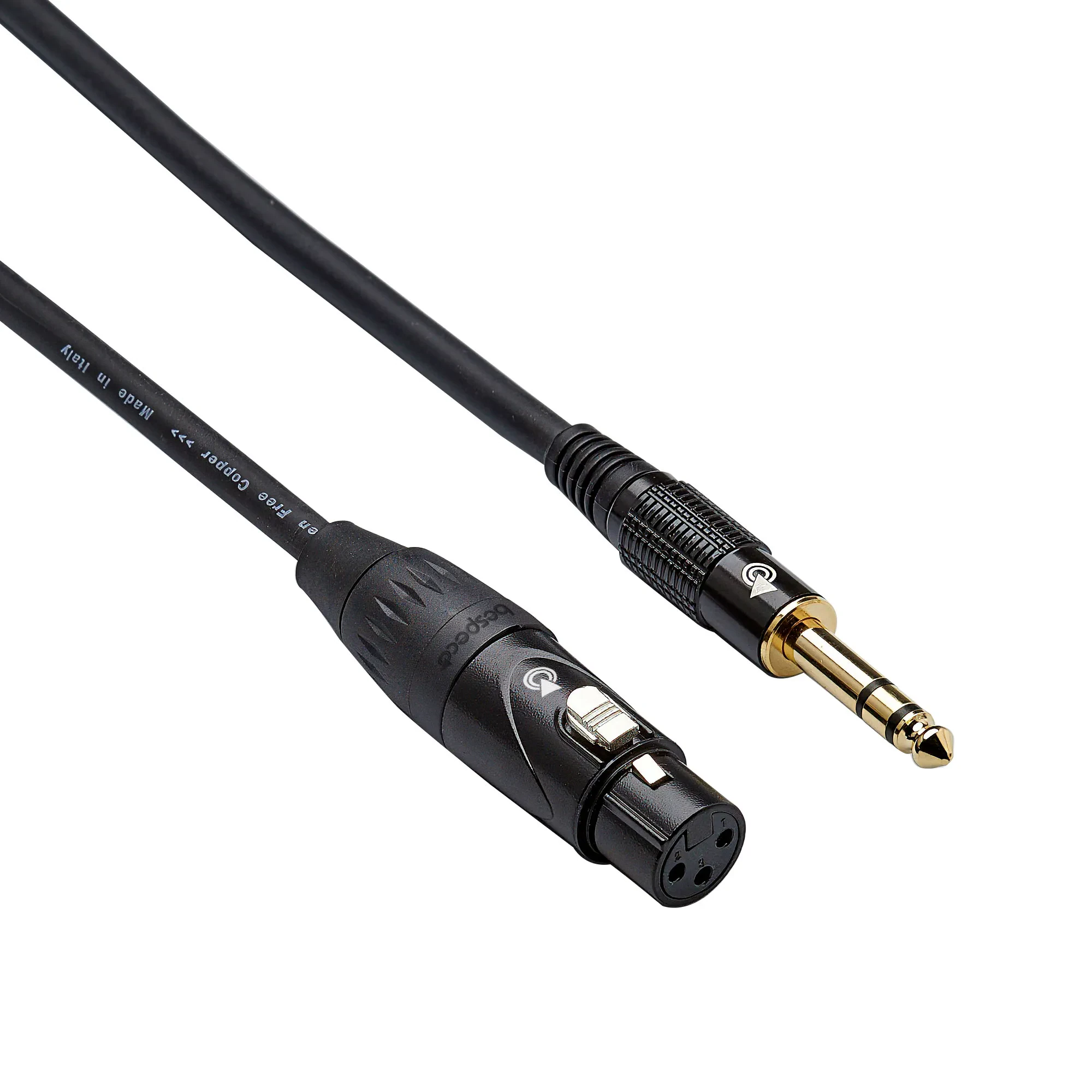 Микрофонный кабель Bespeco EASXF600 XLR(F)-Jack 6.3 мм 6 м