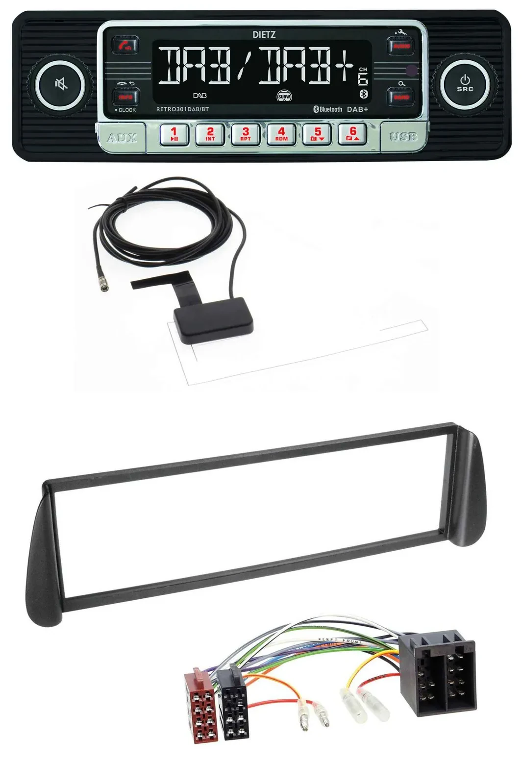 Автомагнитола для Citroen Xsara Picasso Dietz DAB, Bluetooth, USB, MP3 (с 2000 г.)