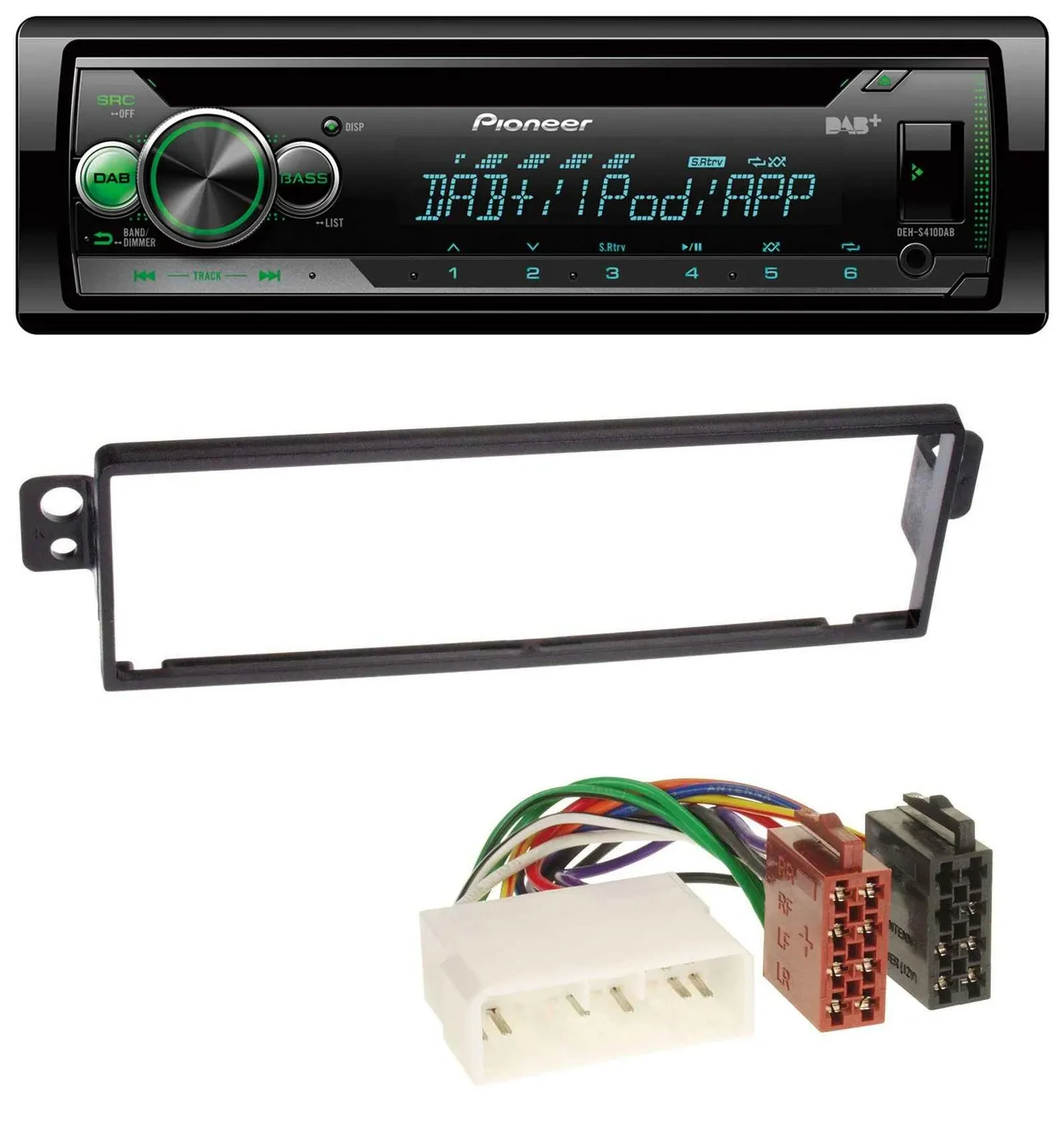Pioneer USB MP3 DAB AUX CD Autoradio für Chevrolet Kalos KLAS 2004-2007