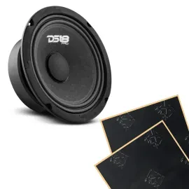 DS18 PRO-GM6.4 6.5" PRO-GM Series 4-ohm Mid-Range Loudspeaker w/ Sound Damping