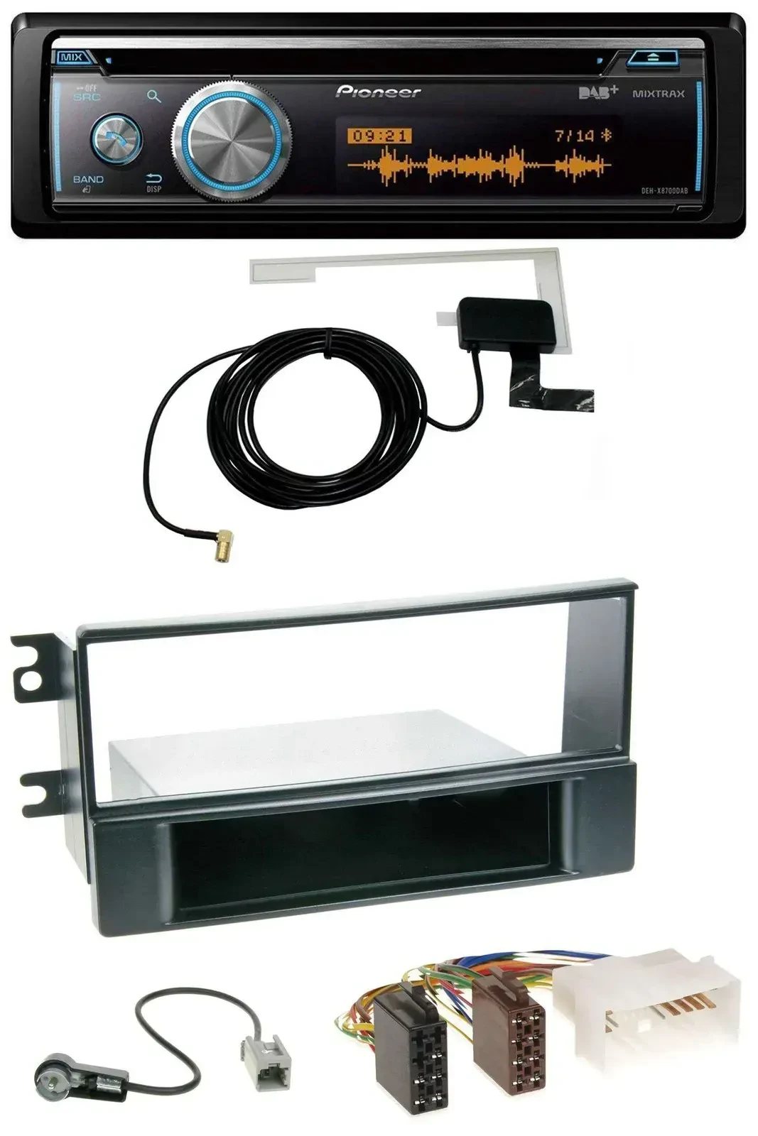 Автомагнитола для Kia Sportage II (2008–2010) Pioneer Bluetooth, DAB, MP3, USB, CD