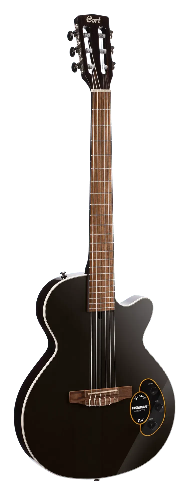 Классическая гитара с подключением Cort Sunset Nylectric Black