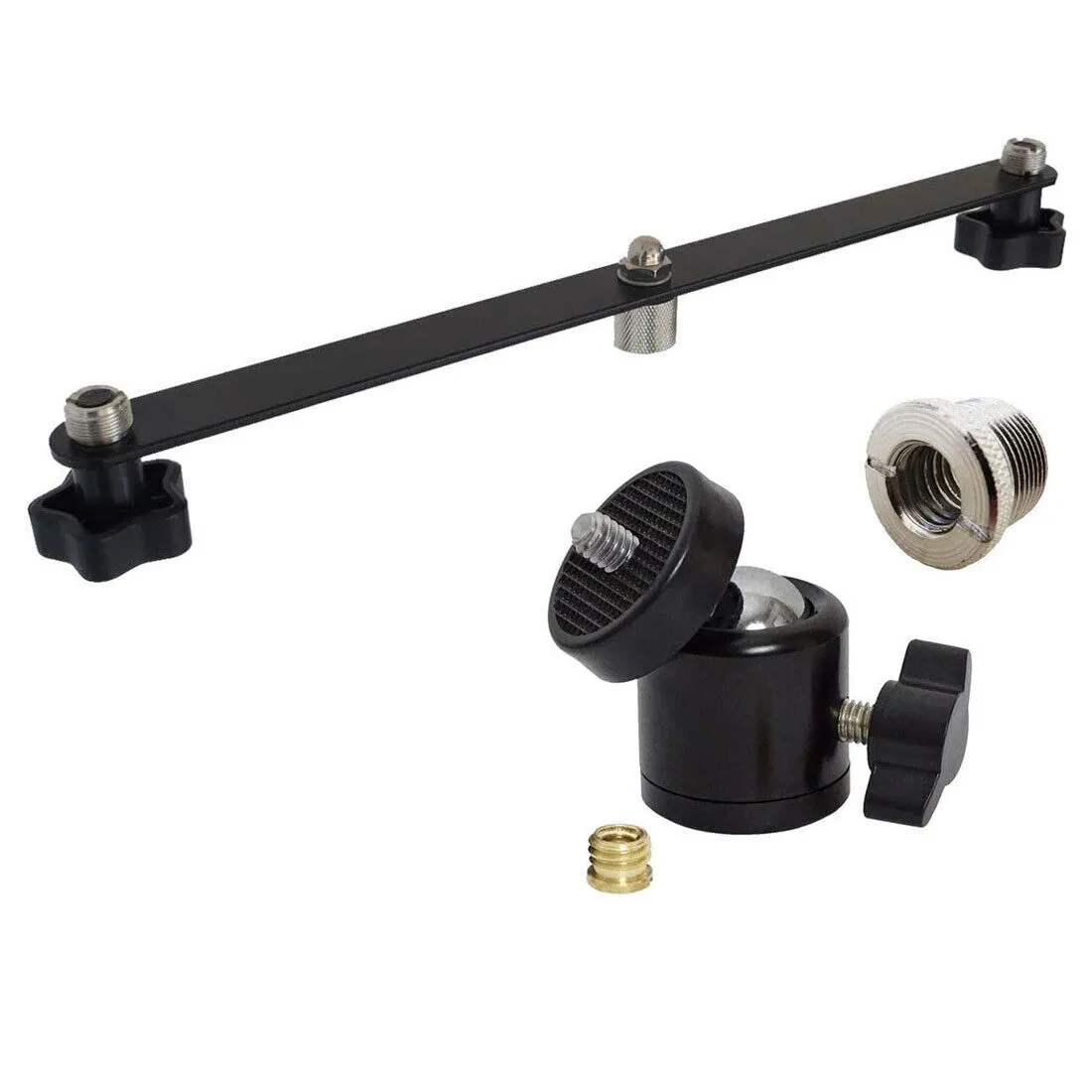 keepdrum Kugelgelenk Stativ-Adapter + Stereo Bar + Reduziergewinde