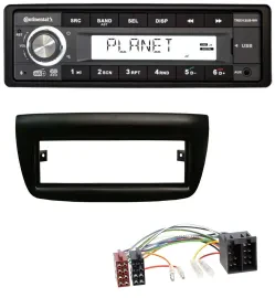 Continental USB 1DIN AUX DAB MP3 Autoradio für Fiat Doblo 12-15 Opel Combo 10-15