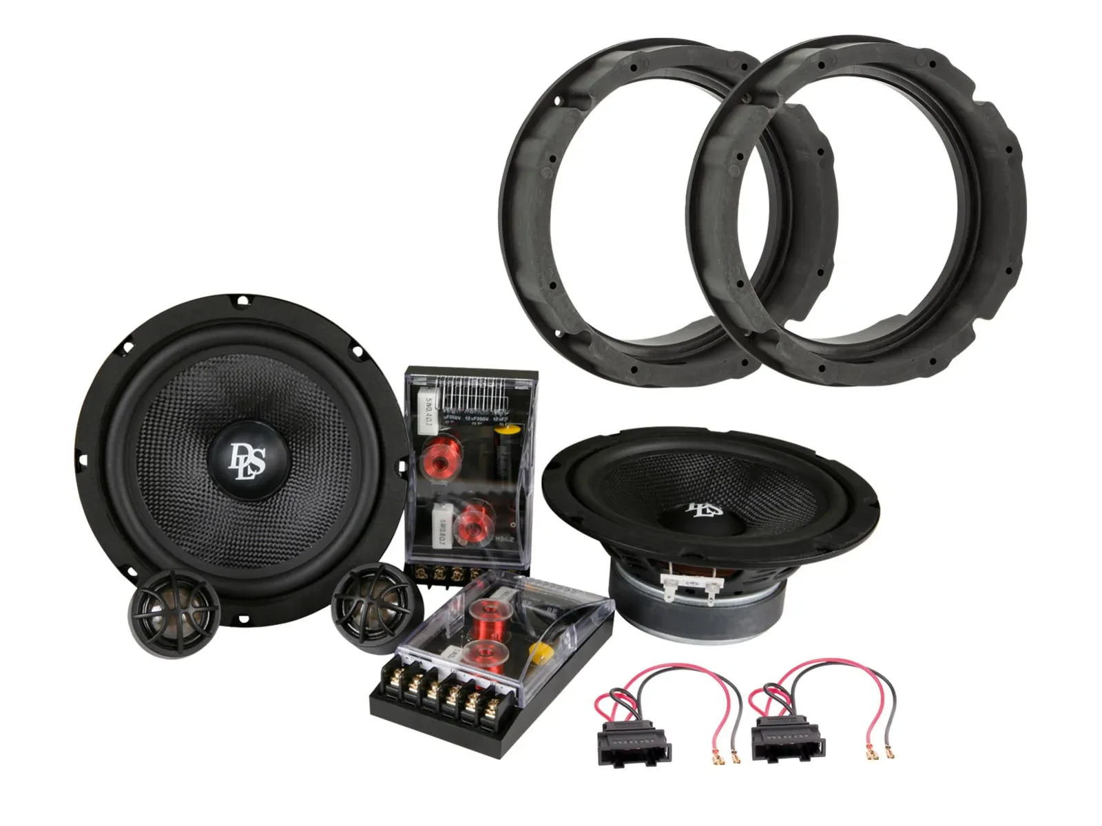 ACV 671320-17-1 16,5 cm Komponenten-Lautsprecher 100 Watt RMS: 80 Watt für Seat