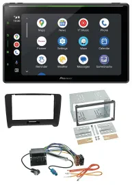 Pioneer 2DIN MP3 USB Bluetooth DAB Autoradio für Audi TT (06-14) Quadlock