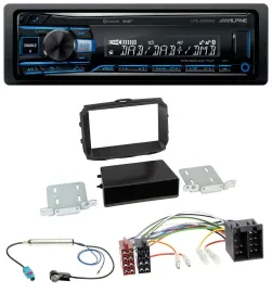 Alpine USB Bluetooth DAB MP3 Autoradio für Alfa Romeo Giulietta 2013-2021 ISO