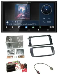 Kenwood Bluetooth 2DIN USB DAB MP3 Autoradio für Ford C-Max Galaxy Focus ab 2007