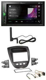 Pioneer MP3 DAB AUX 2DIN Bluetooth Autoradio für Peugeot 107 Citroen C1 Toyota A