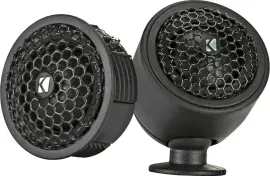 Kicker KST2504 1" KS-Series Silk Dome Car Tweeters Open Box, Good