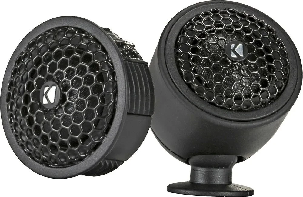 Kicker KST2504 1" KS-Series Silk Dome Car Tweeters Open Box, Good