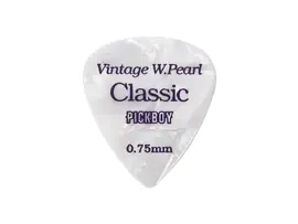 Медиаторы Pickboy GP-14/075 Celluloid Vintage Classic White Pearl 50 шт.