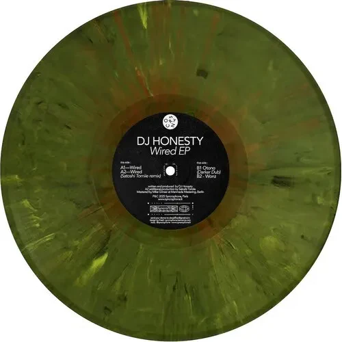 Виниловая пластинка Dj Honesty - Wired (w/ Satoshi Tomiie Remix) [New 12" Vinyl] Colored Vinyl, Exte