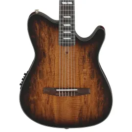 Ibanez FRH20SMN Thinline A/E Classical Guitar, Maple Top, Tobacco Burst