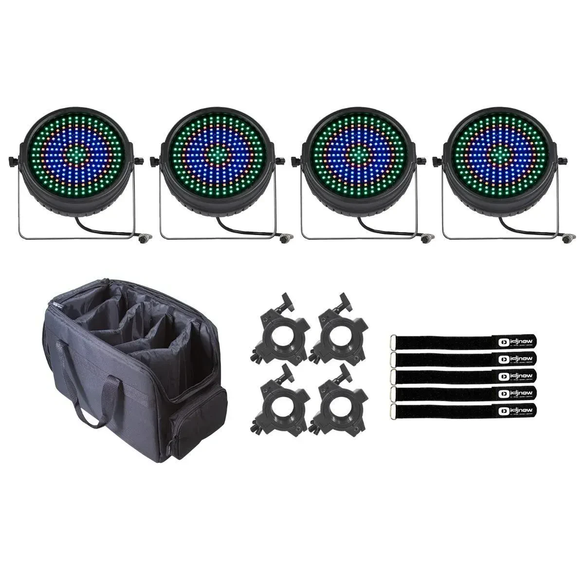 Светодиодный прибор JMAZ LIGHTING JZ2010 с аксессуарами (4 штуки)