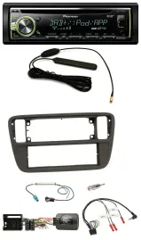 Pioneer MP3 USB CD DAB Lenkrad Autoradio für VW Up AA AAN 11-16 schwarz