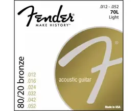 Струны для акустической гитары FENDER STRINGS NEW ACOUSTIC 70L