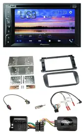 Pioneer Bluetooth 2DIN USB DVD DAB Lenkrad Autoradio für Ford S-Max Mondeo 07-14