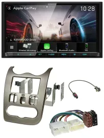 Kenwood MP3 2DIN USB DAB Bluetooth Autoradio für Dacia Logan Sandero Duster ab 1