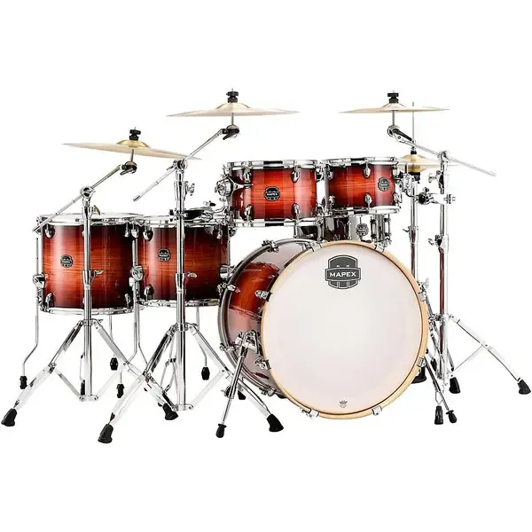 Ударная установка акустическая Mapex Armory Exotic Studioease Fast Shell Pack w/22 in. Bass Drum Redwood Burst