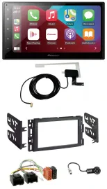 Pioneer USB Bluetooth DAB MP3 2DIN Autoradio für Chevrolet Equinox Impala Monte