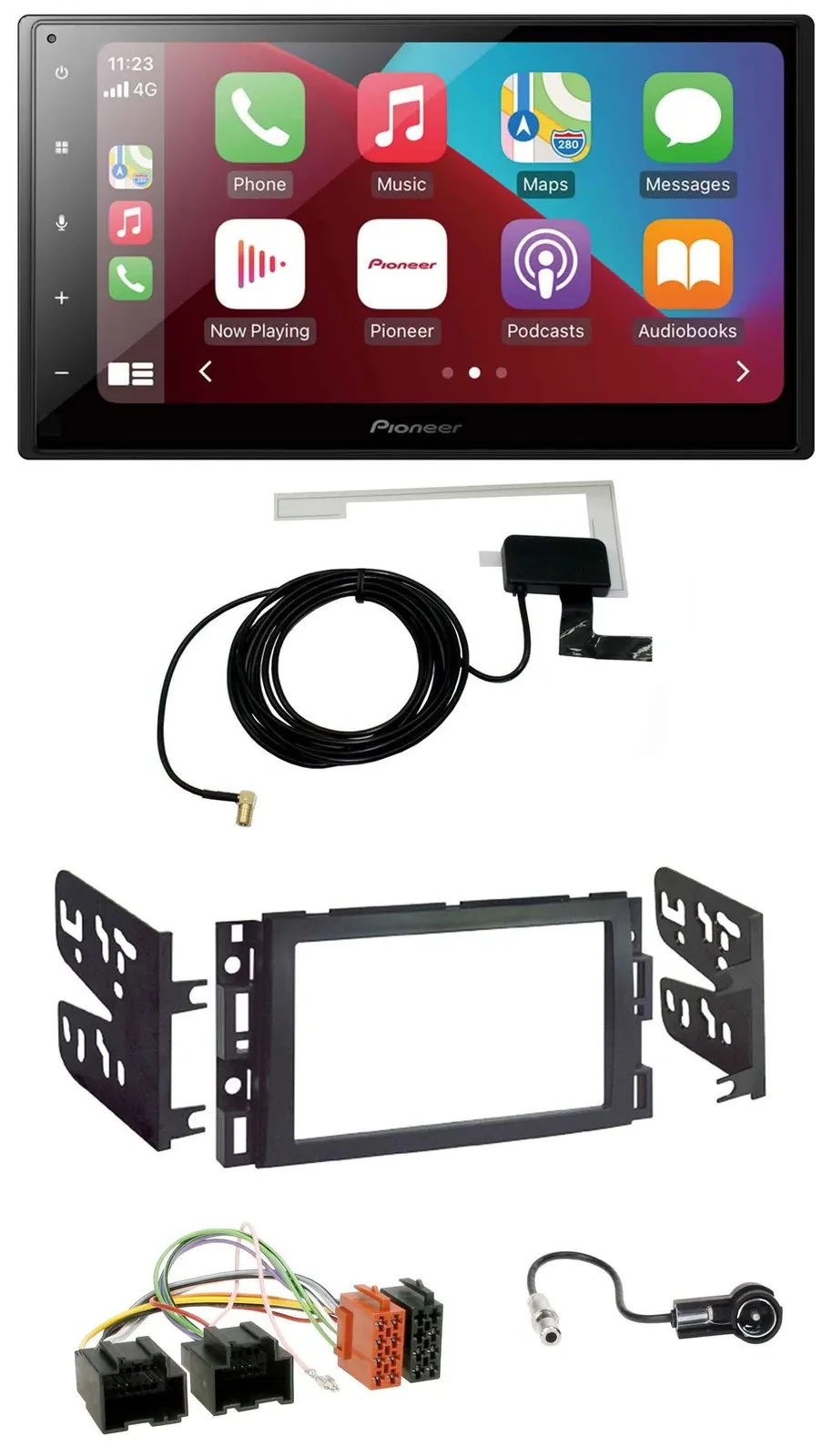 Pioneer USB Bluetooth DAB MP3 2DIN Autoradio für Chevrolet Equinox Impala Monte