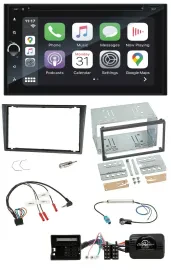 Blaupunkt DAB Lenkrad TMC Bluetooth USB 2DIN Navigation für Opel Tigra Corsa C M