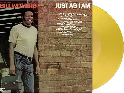 Виниловая пластинка Bill Withers – Just As I Am, лимитированное издание, 180 г, прозрачный жёлтый винил (Релиз 2026)