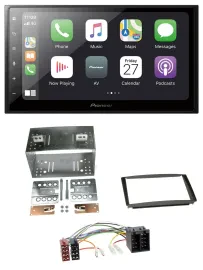 Автомагнитола Pioneer 2DIN, Bluetooth, DAB, USB, MP3 для Kia Ceed 01–09/proCeed 08–11