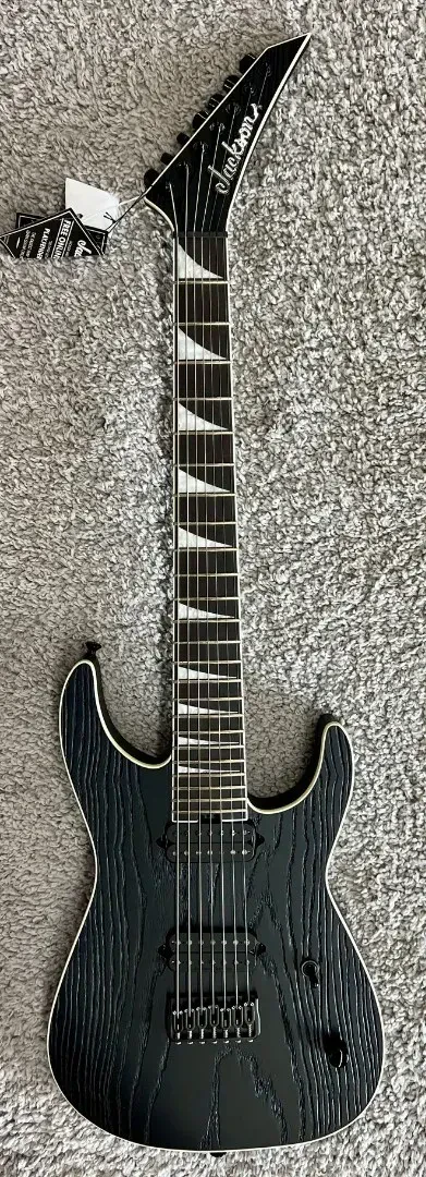 Б/У Электрогитара Jackson Pro Series Signature Jeff Loomis Soloist SL7 HT 7-струнная, цвет: черный, накладка грифа: черное дерево