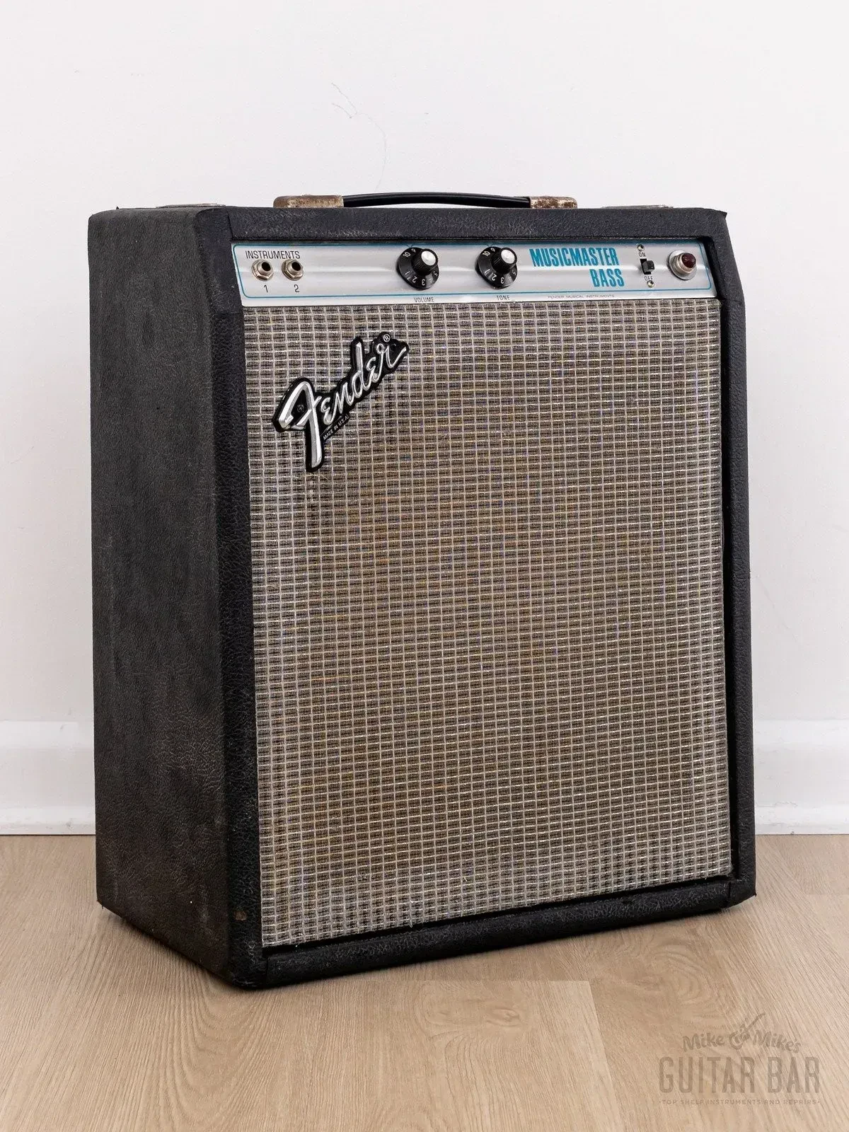 1979 Fender Musicmaster Bass Silverface Vintage Tube Amp 1x12 w/ 6V6, Serviced