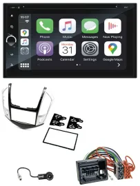 Автомагнитола для Chevrolet Cruze 2011–2016 Blaupunkt 2DIN, Bluetooth, DAB, USB, DVD, MP3