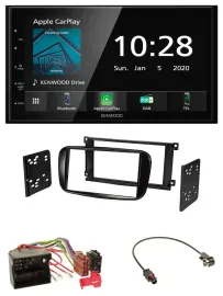Kenwood Bluetooth MP3 DAB USB 2DIN Autoradio für Ford Mondeo S-Max 2007-2014 glä