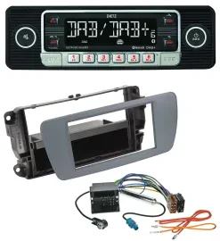 Dietz USB DAB MP3 Bluetooth Autoradio für Seat Ibiza (ab 08) conemaragrau
