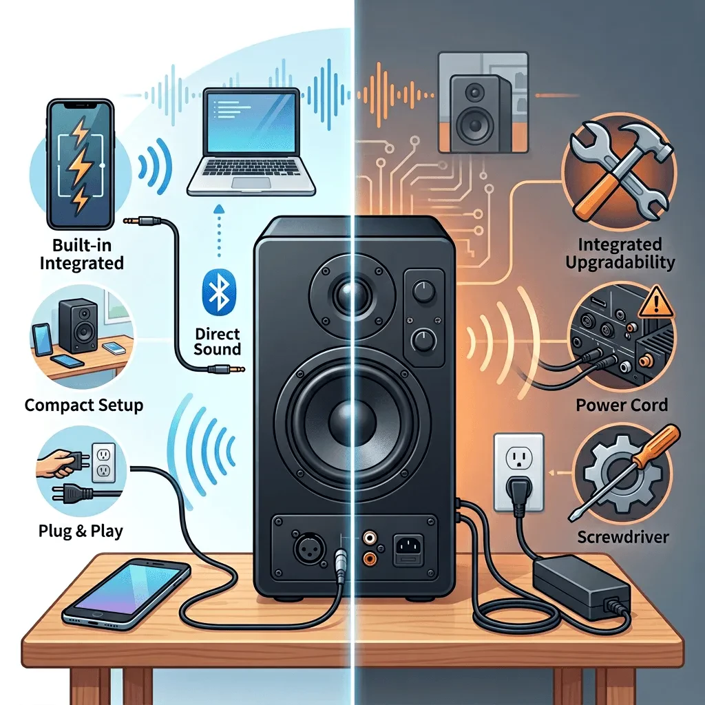Активные колонки: достоинства и недостатки