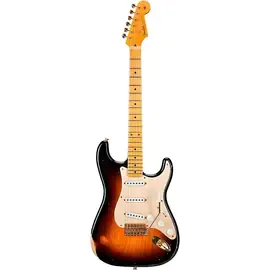 Электрогитара Fender Custom Shop LE 55 Stratocaster Relic Gold Hardware Wide Fade 2-Color Burst